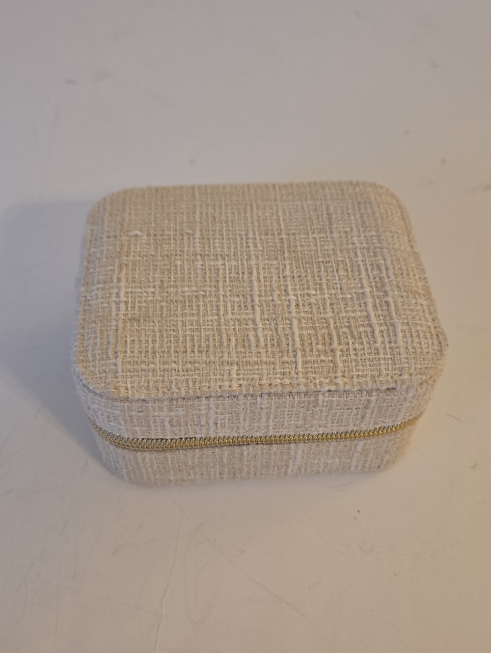Taylor Madison Designs Cream Jewelry Travel Case